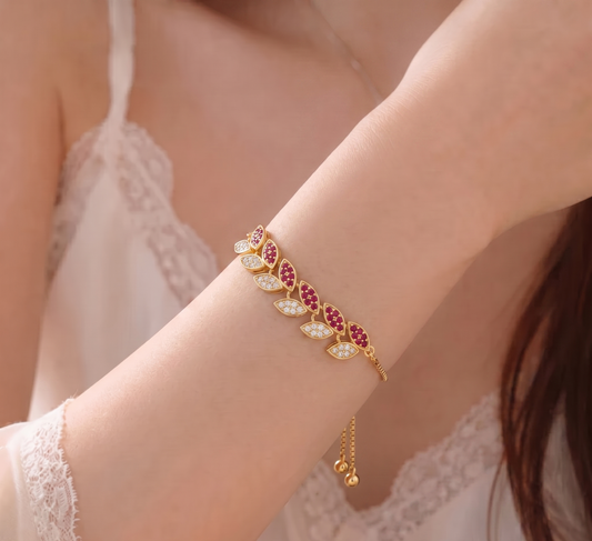 Petal adjustable Wristlet